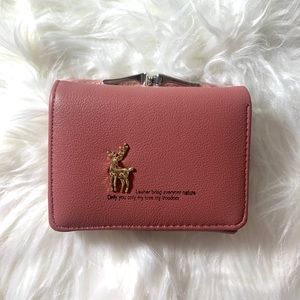 Deer Cartoon Leather Wallet